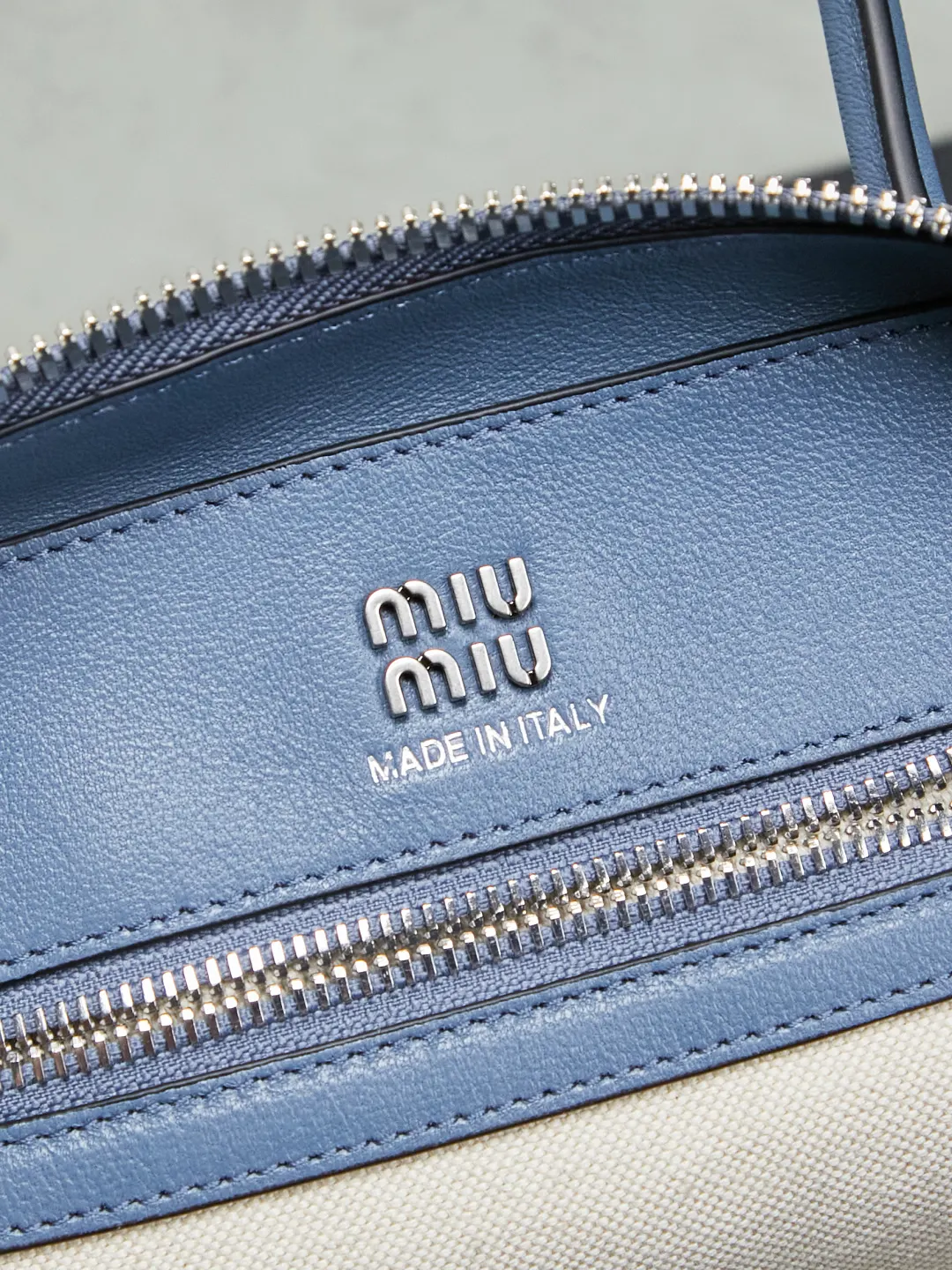 Blue Top Handle Bag Commuter