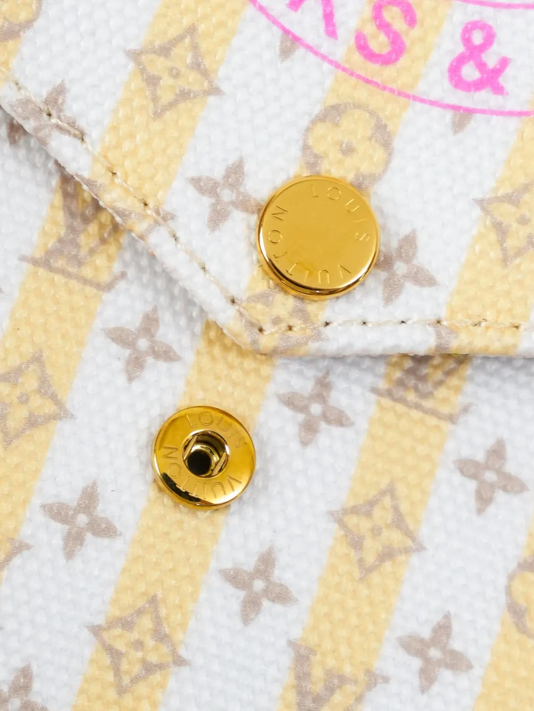 Louis Vuitton Gold Chain Bag Canvas