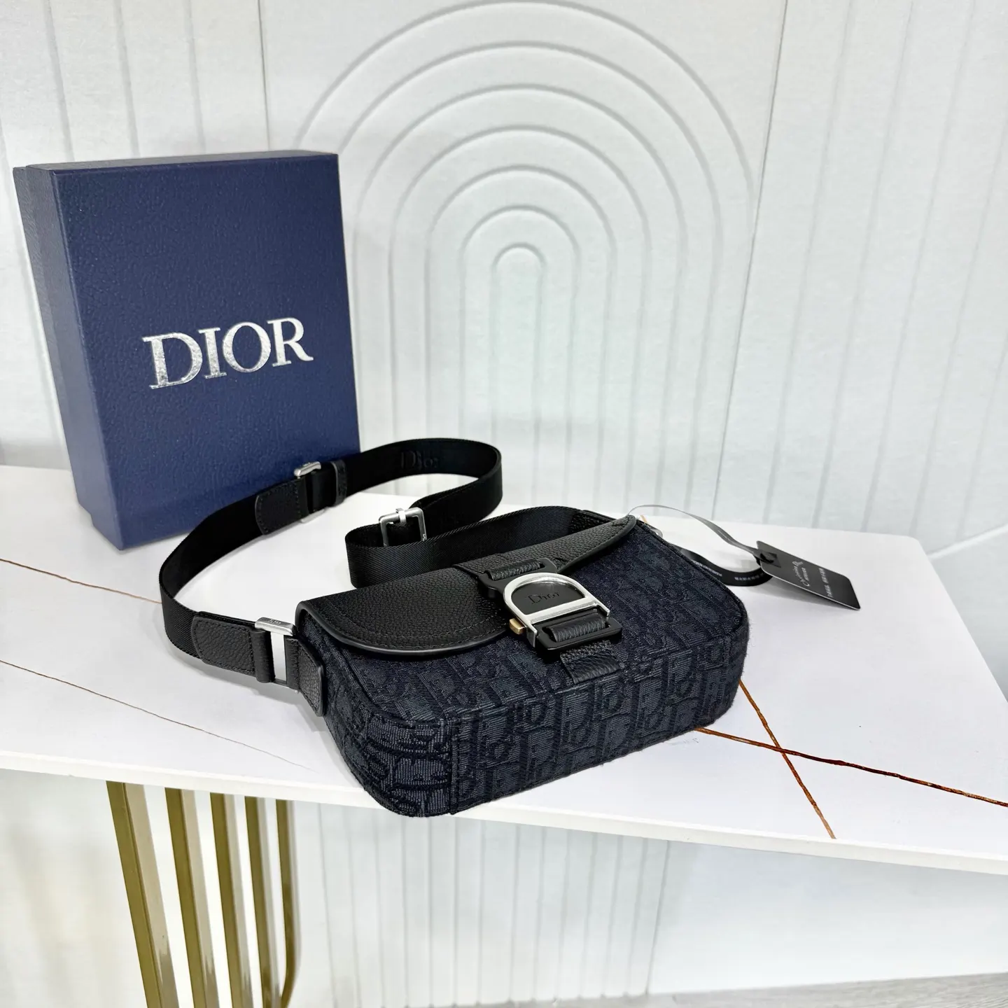 Dior 黑色 米色 牛皮 收纳包 旅行收纳款