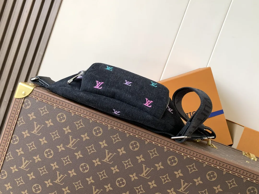 牛仔 Mo牛仔 渐变牛仔 腰包 休闲腰包款