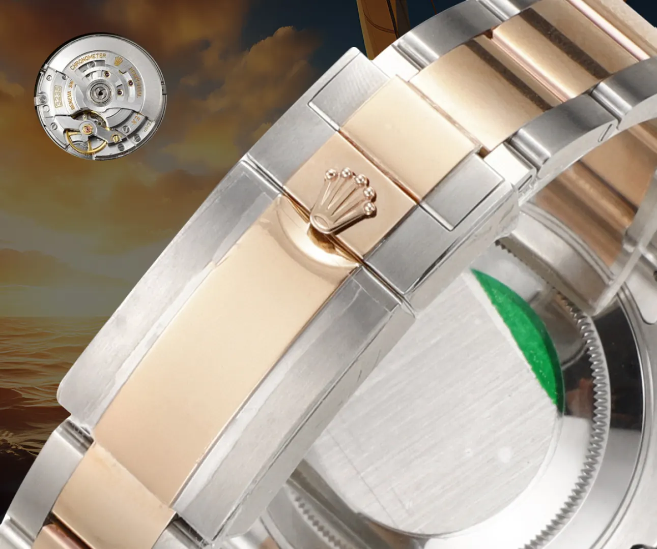Rolex 藍色 劳力士游艇名仕型 系列 ① 定制 一体机 手錶 經典腕表款