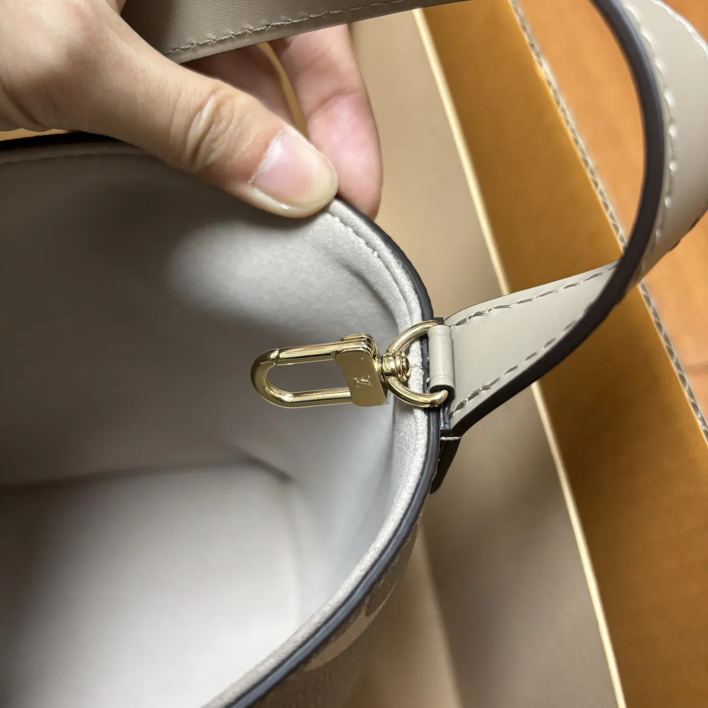 Gray Bucket Bag Casual
