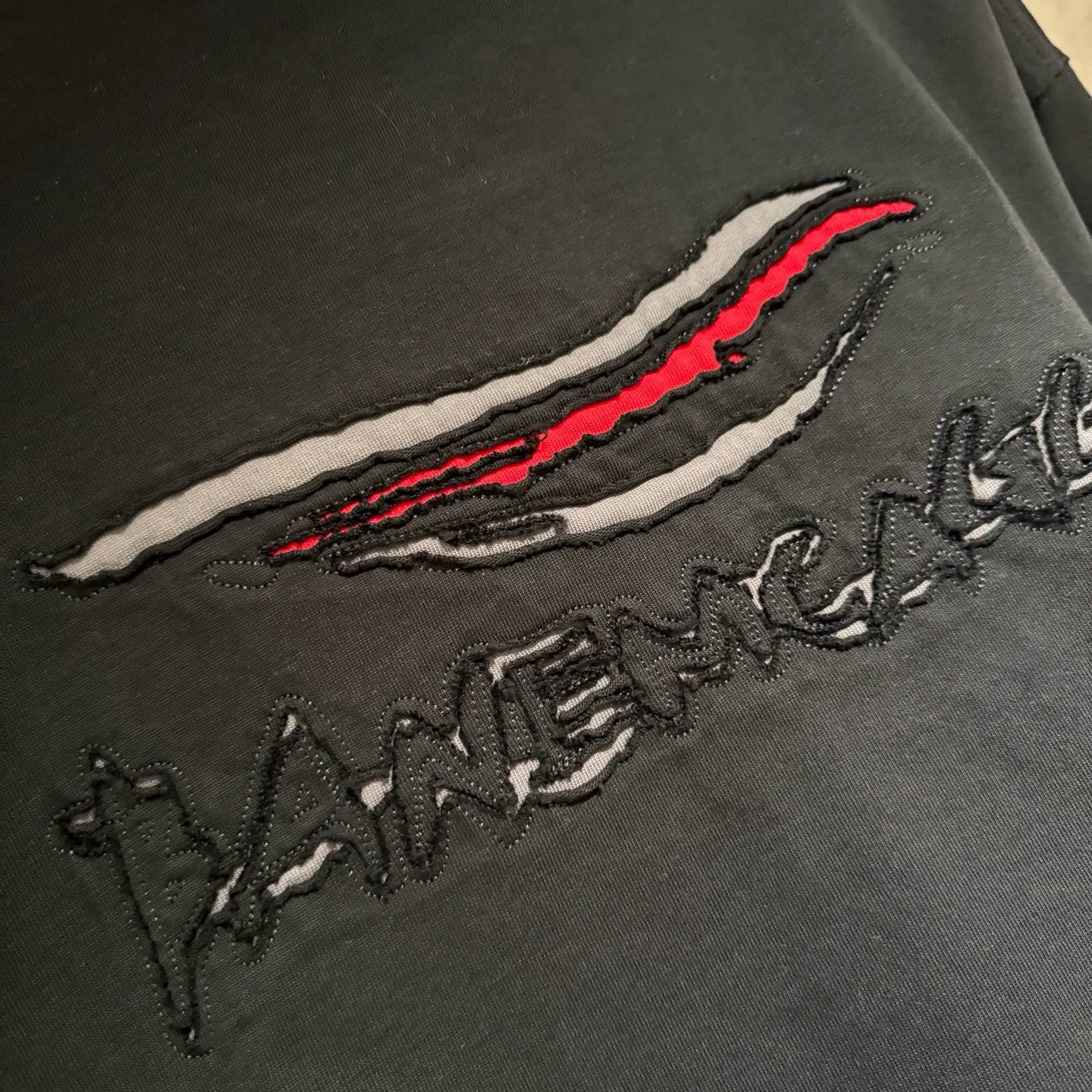 Balenciaga 25SS 刺繡 純棉 短袖T恤