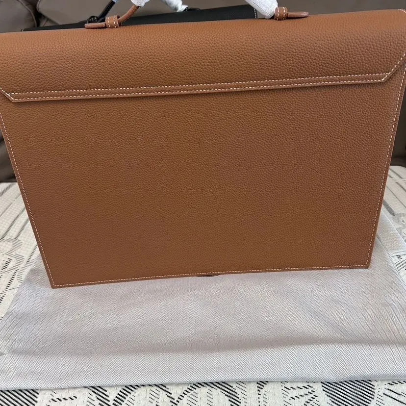 Briefcase Business Commuter Casual Leather