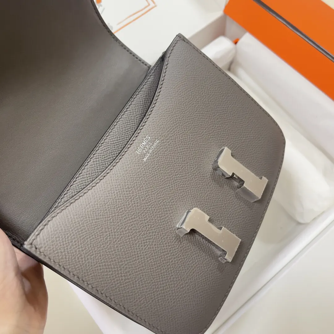 Hermès Constance Epsom掌纹牛皮 斜挎包 19cm