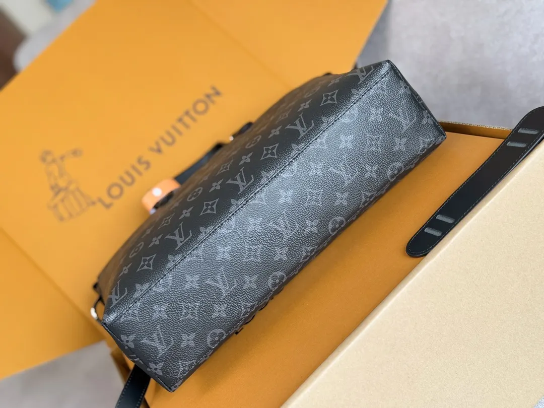 黑色 老花 Monogram 公文包 商务通勤款