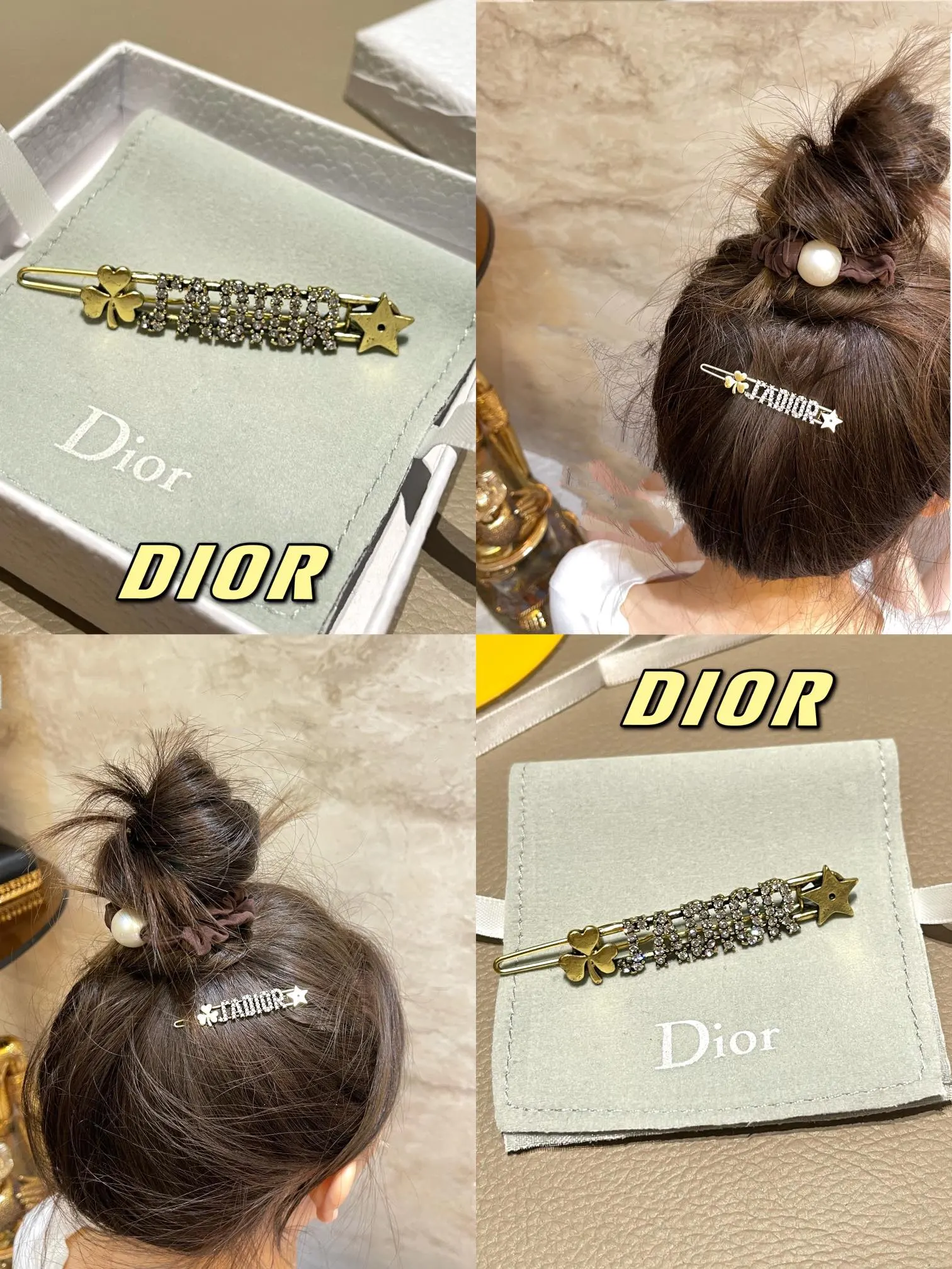 Dior Black Hair Accessory