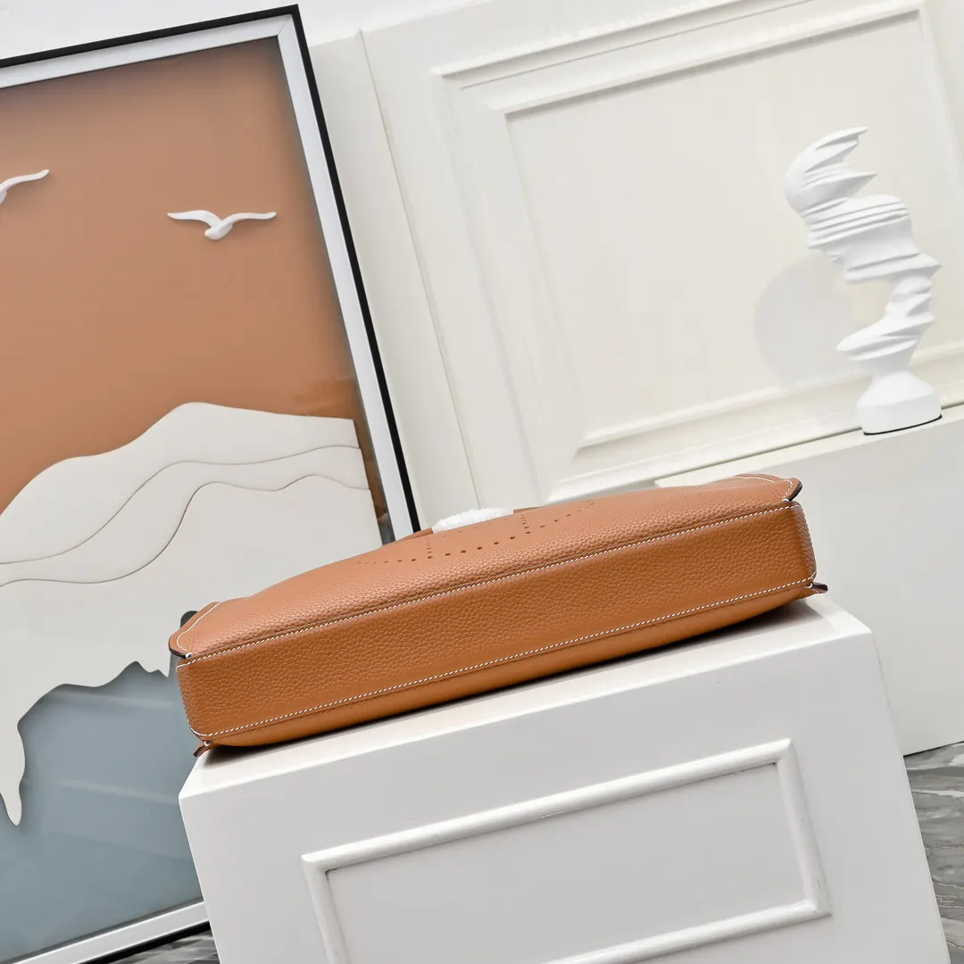 Hermes Briefcase Business Commuter Leather
