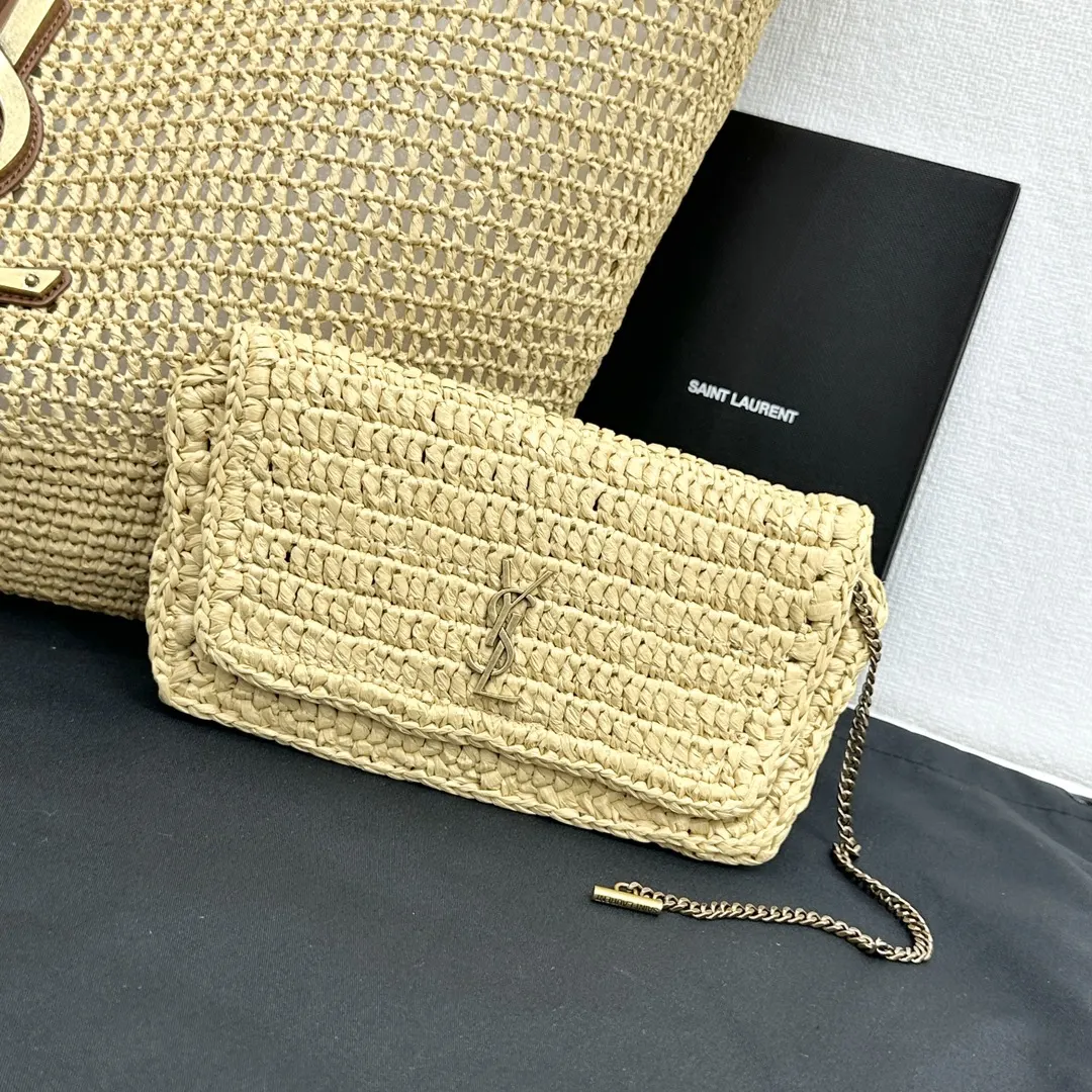 YSL 编织 icare max 托特包 大容量托特款
