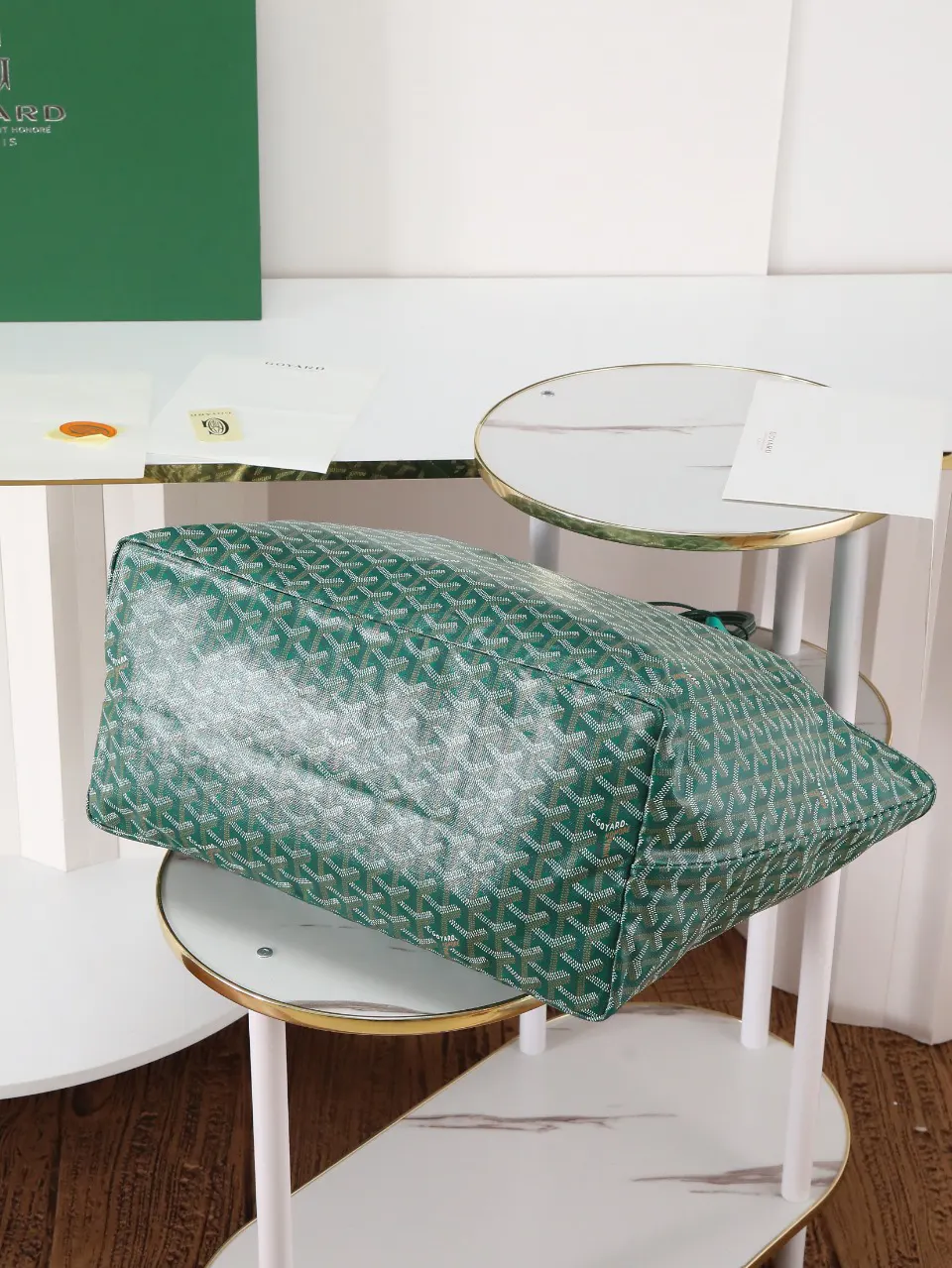 Goyard 帆布 腋下包 復古腋下背款