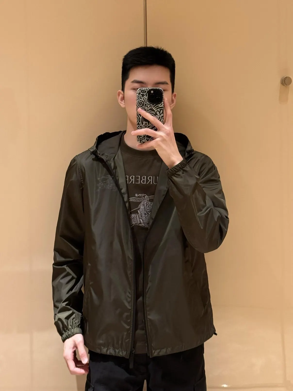 Burberry 印花 尼龙 外套 通勤休闲款