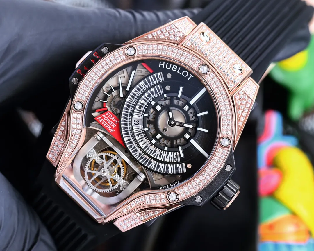 紅色 批 恒 宝 HUBLOT 魔兽MP系列 手錶 經典腕表款
