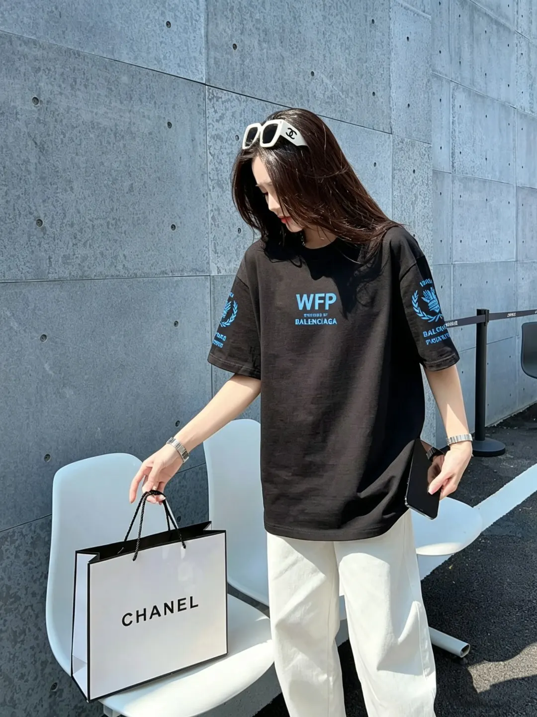 Balenciaga Paris 黑色 短袖T恤