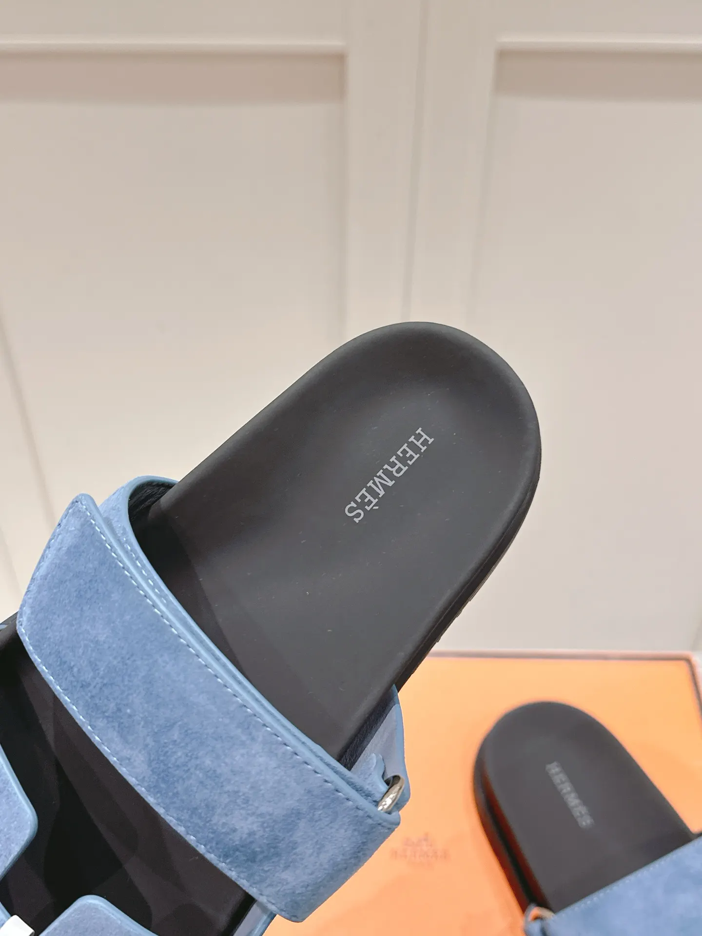 Hermès Oran 羊皮 拖鞋 舒适