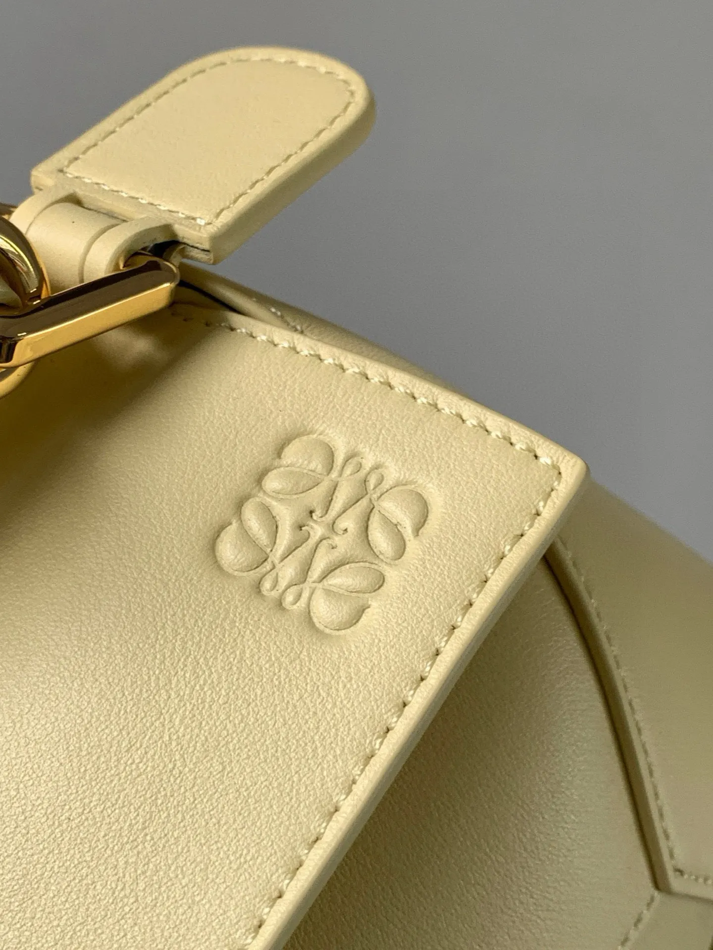 Yellow Clutch Bag Leather