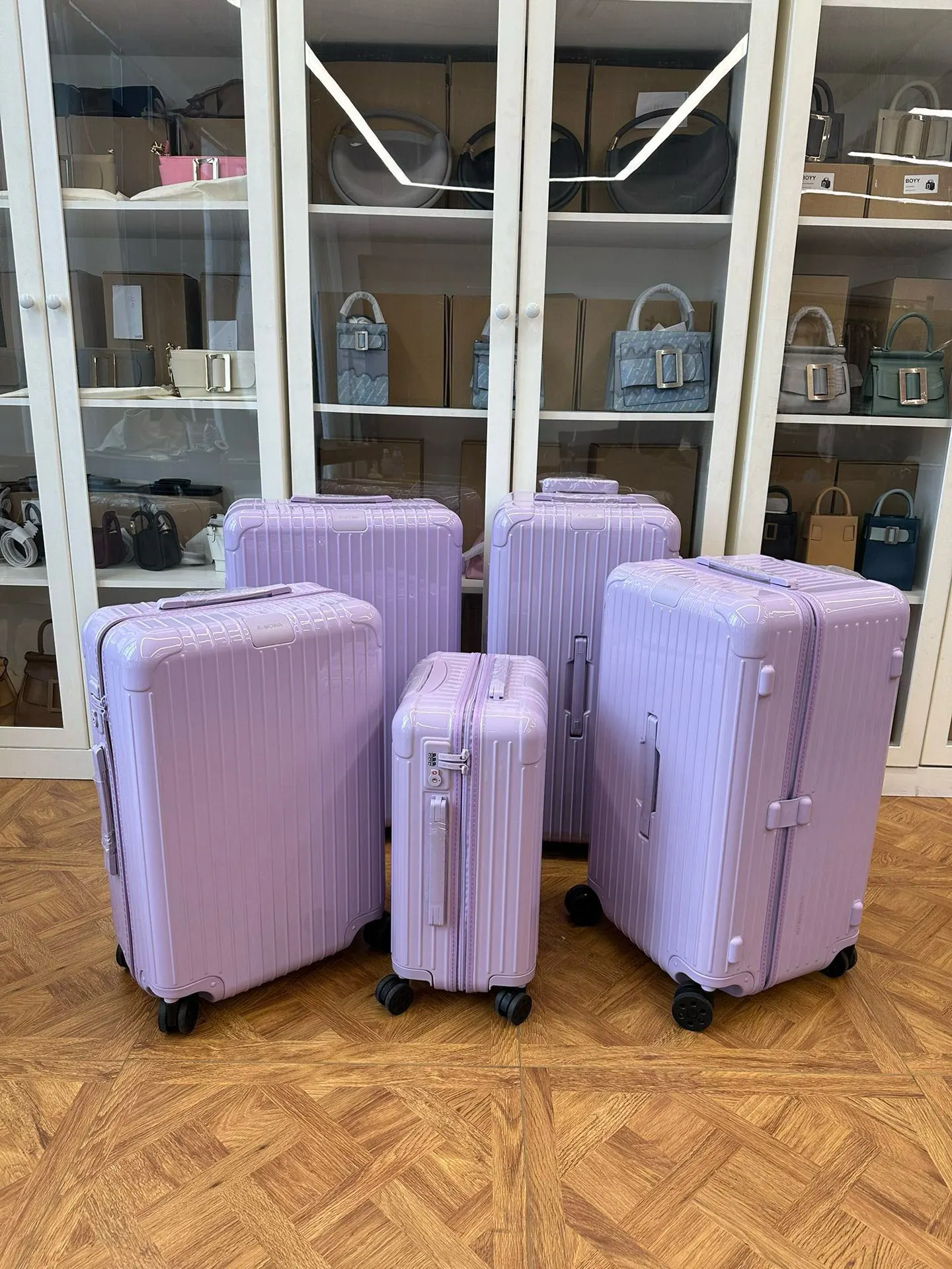 Black White Suitcase Travel Lightweight