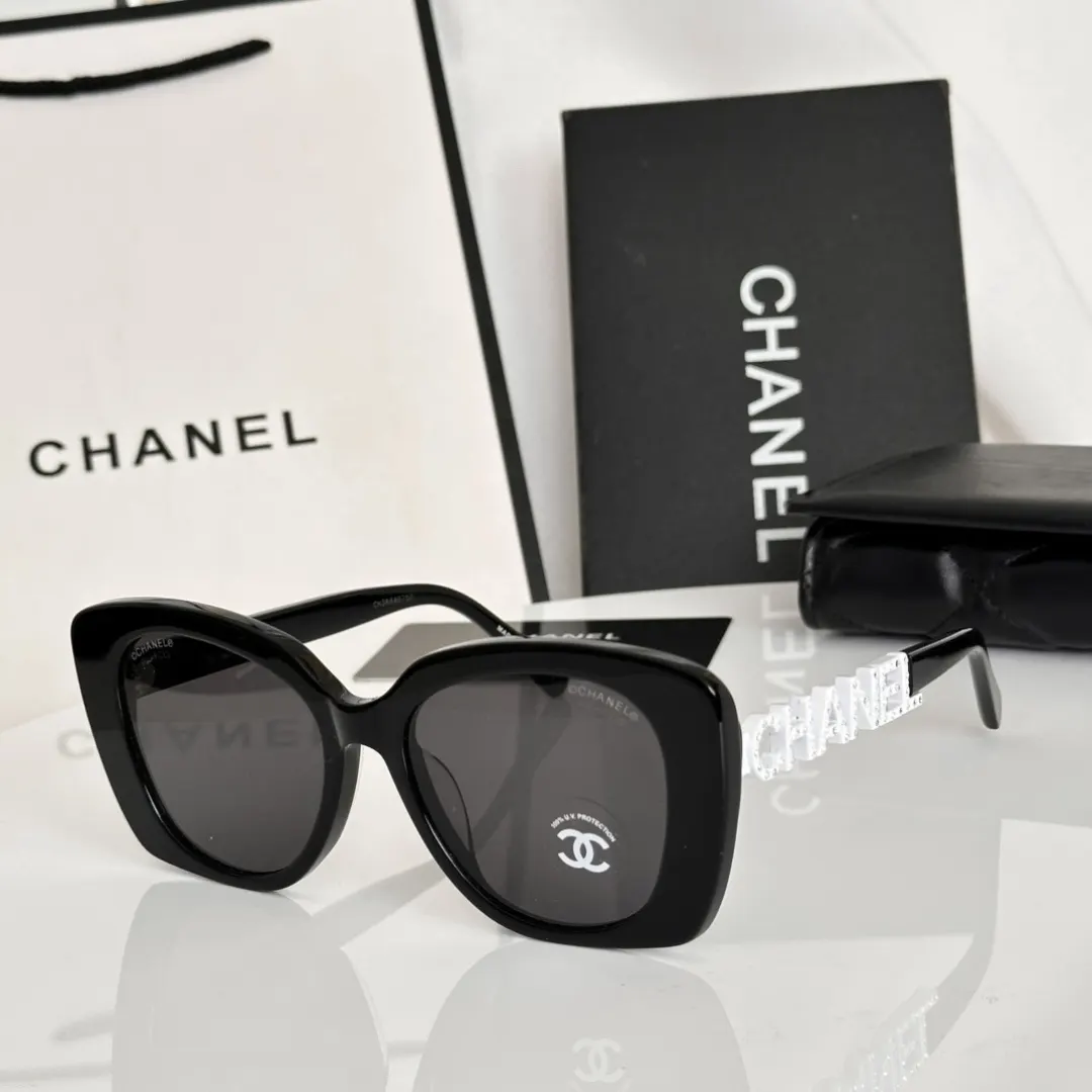 Chanel 字母 墨镜 时尚防晒 太阳镜