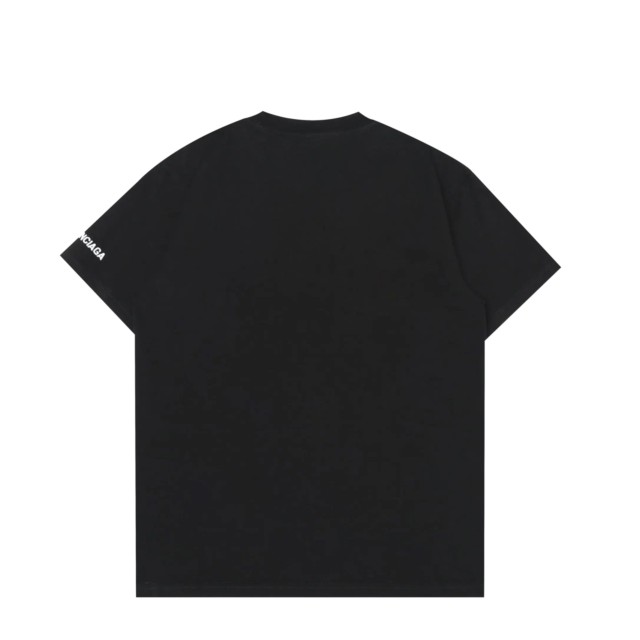 Balenciaga 黑色 純棉 Logo 短袖T恤 宽松休閒(數字2) Balenciaga 黑色 純棉 Logo 短袖T恤 宽松休閒(數字2)