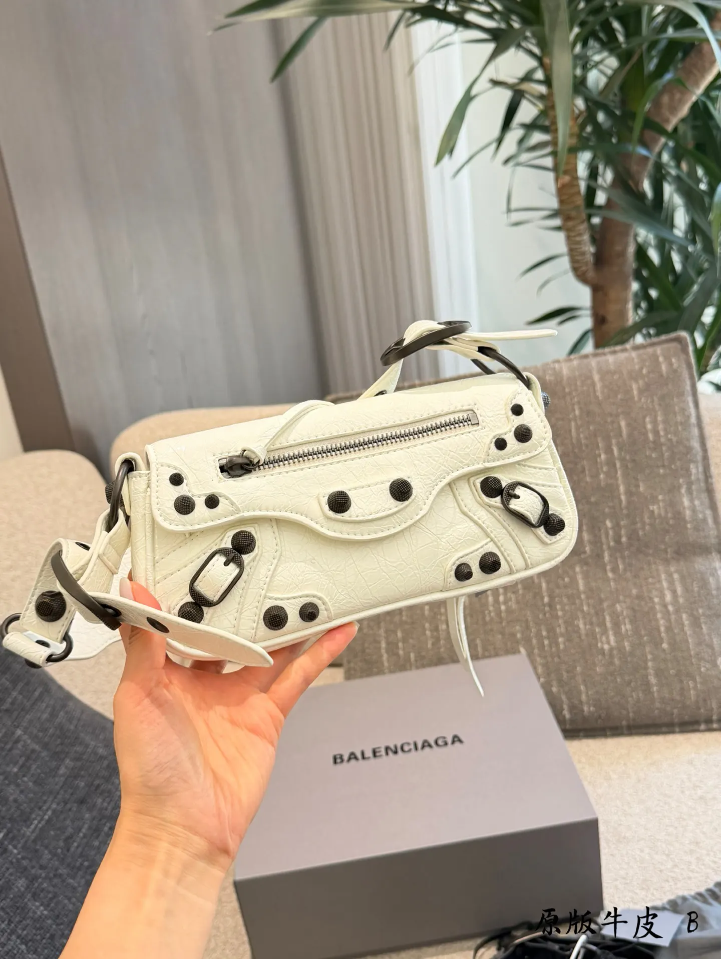 Balenciaga 黑色 皮革 收纳包 旅行收纳款