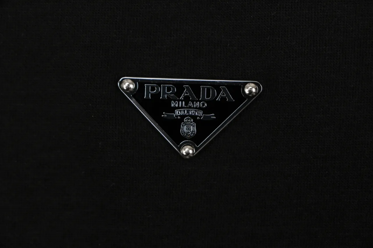 Prada T-Shirt Triangle Logo