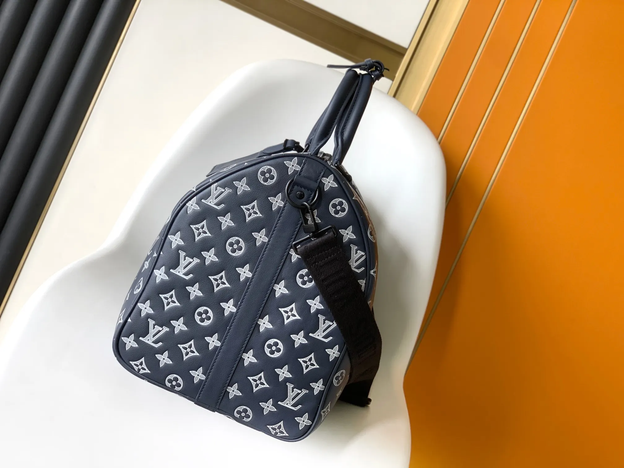 LV Keepall 白蓝配色 旅行包 大容量出行款 复古款｜ORBUYBAG 岚奢包高端时尚精品