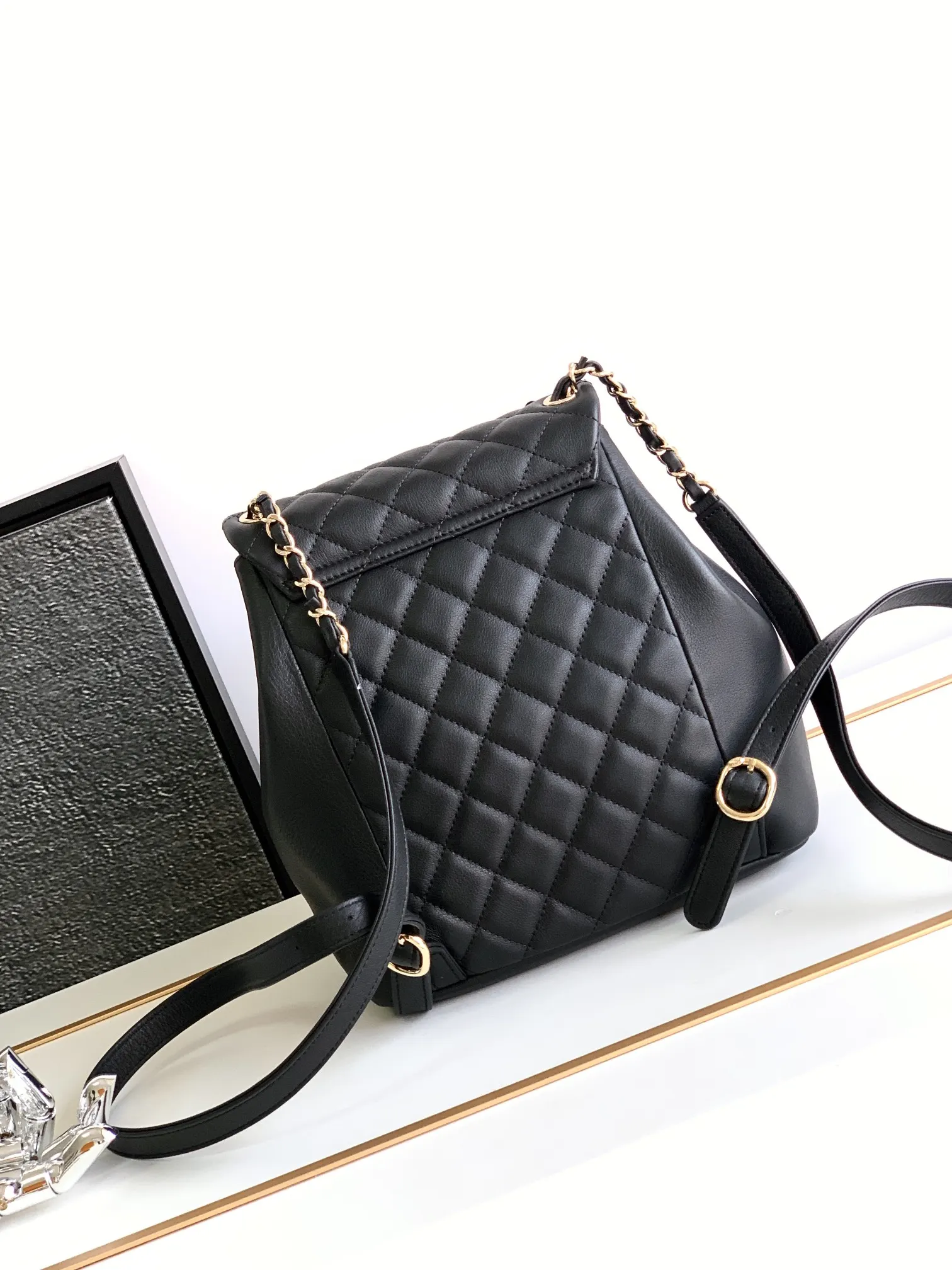 CHANEL 牛皮 雙肩包 实用雙肩款
