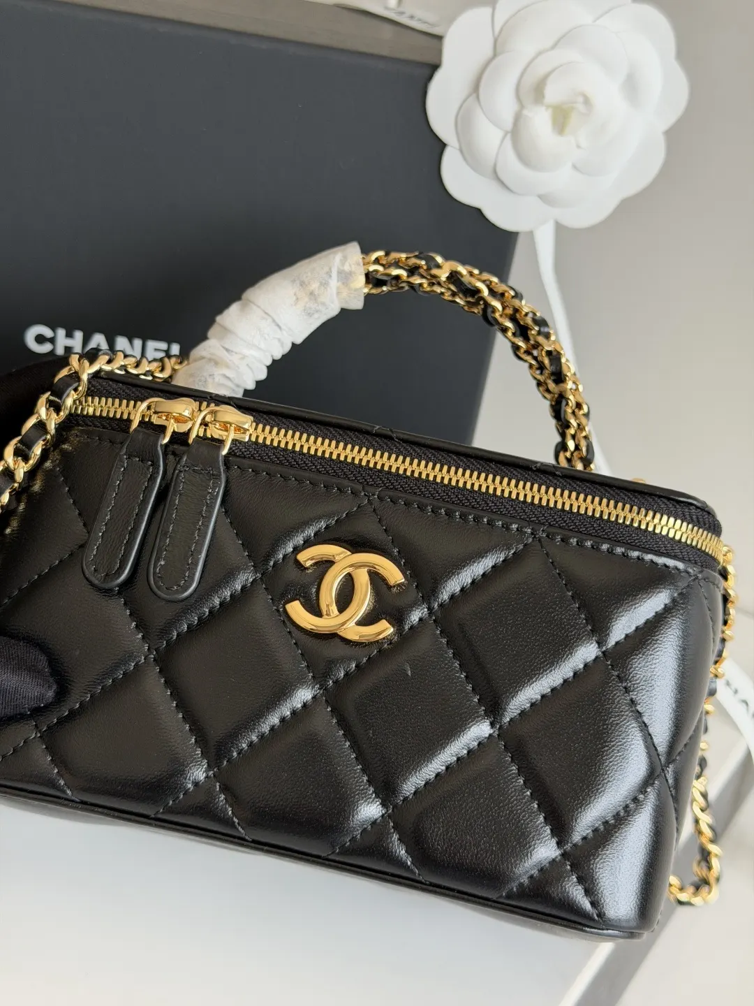 Chanel Top Handle Bag Commuter Classic