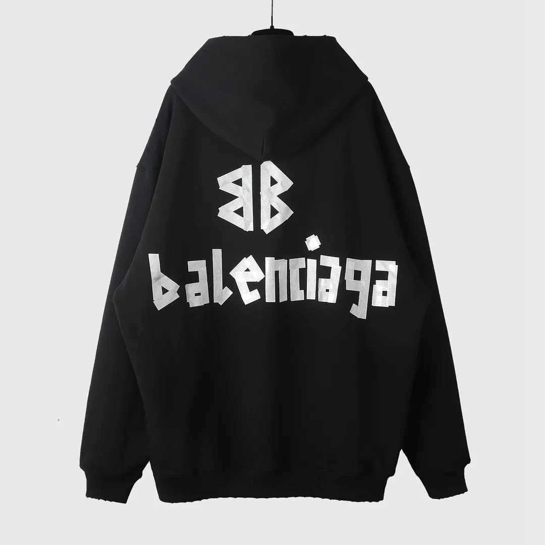 Balenciaga Logo 衛衣 黑色