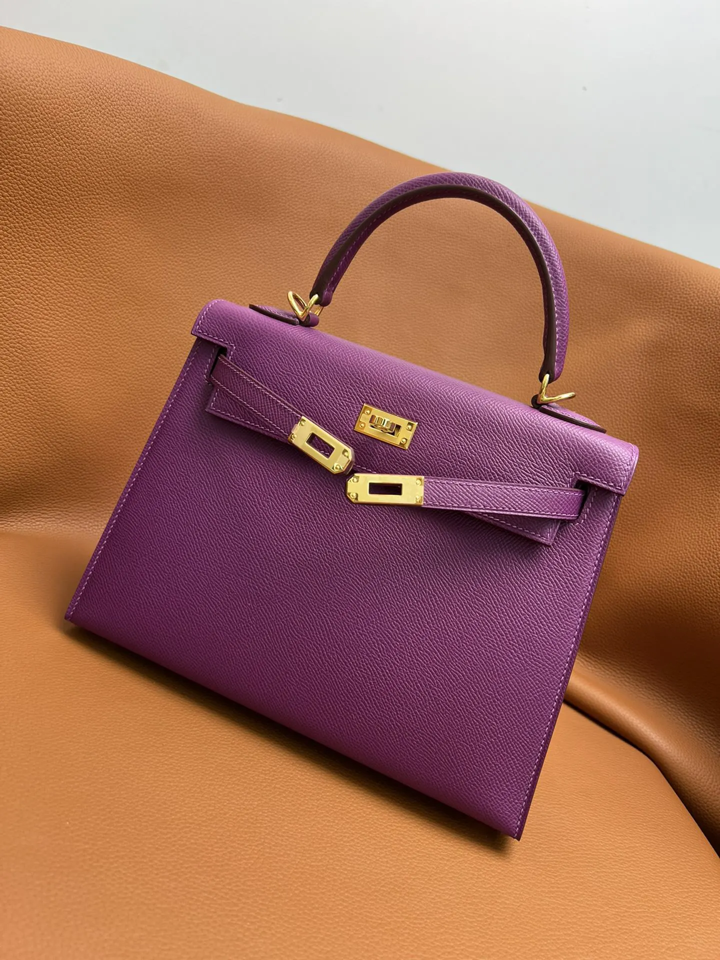 Hermès Kelly Epsom掌纹牛皮 手提包 25cm