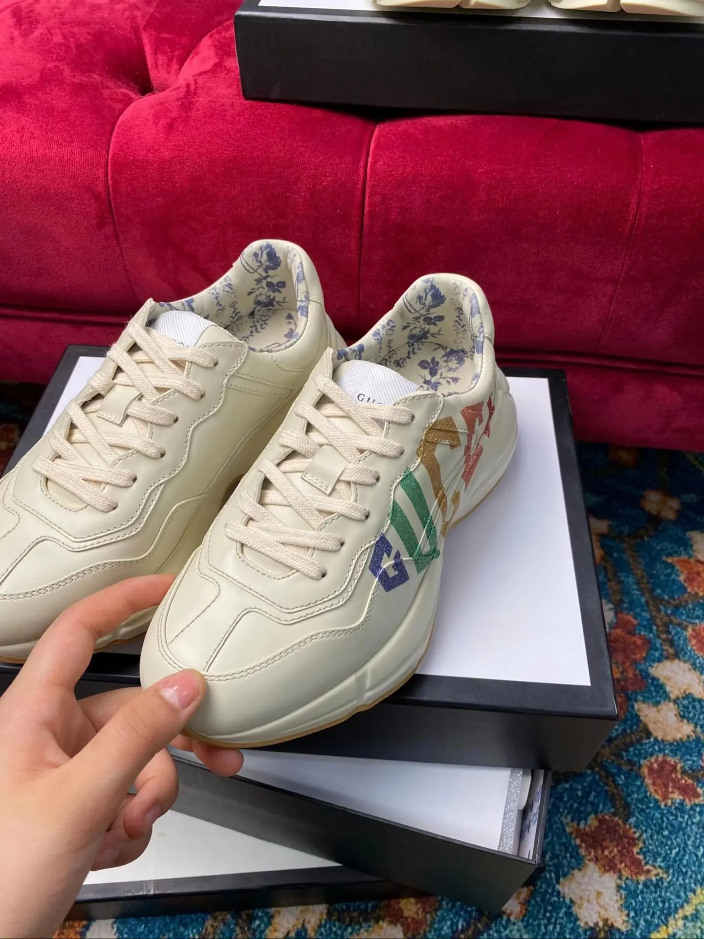 Gucci Logo休闲运动鞋