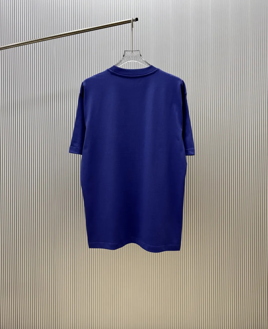 Dior 蓝色字母短袖T恤 休闲宽松款