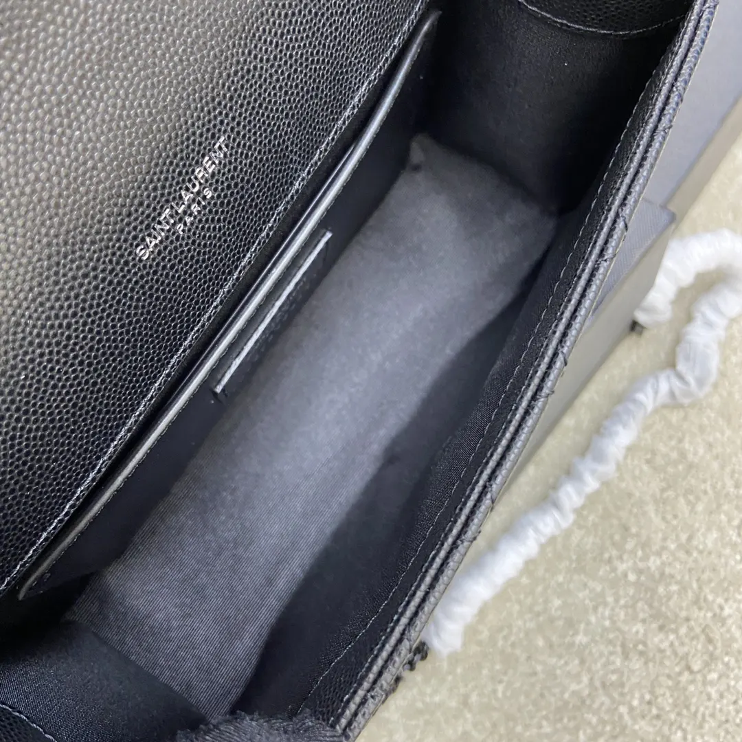 YSL 黑色 牛皮 拿上手就是 手提包 通勤手提款