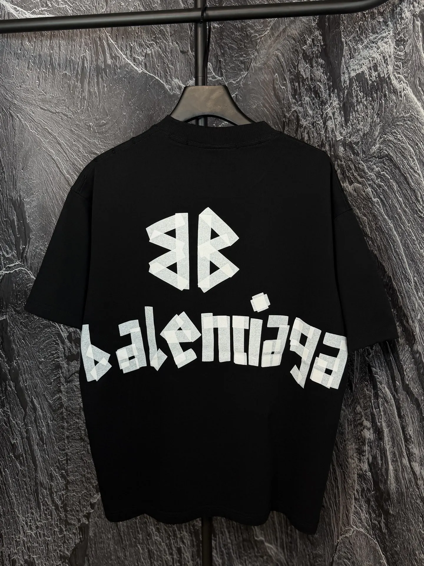 Balenciaga Black Short Sleeve T-Shirt Street