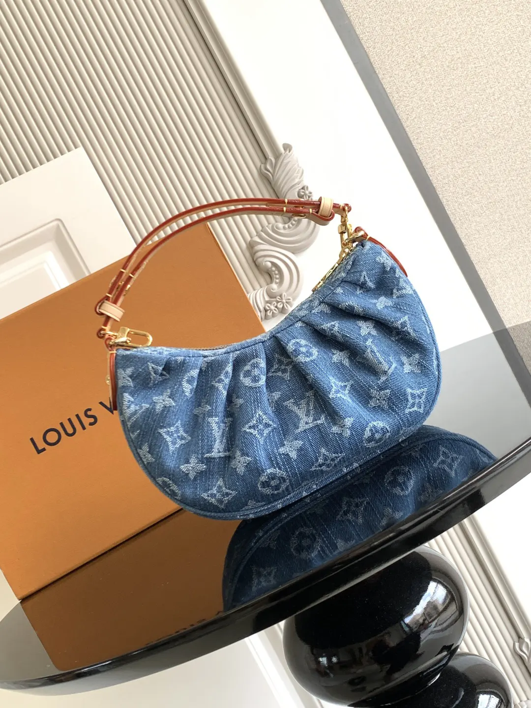 丹宁 牛皮 手拿包 精致手拿款