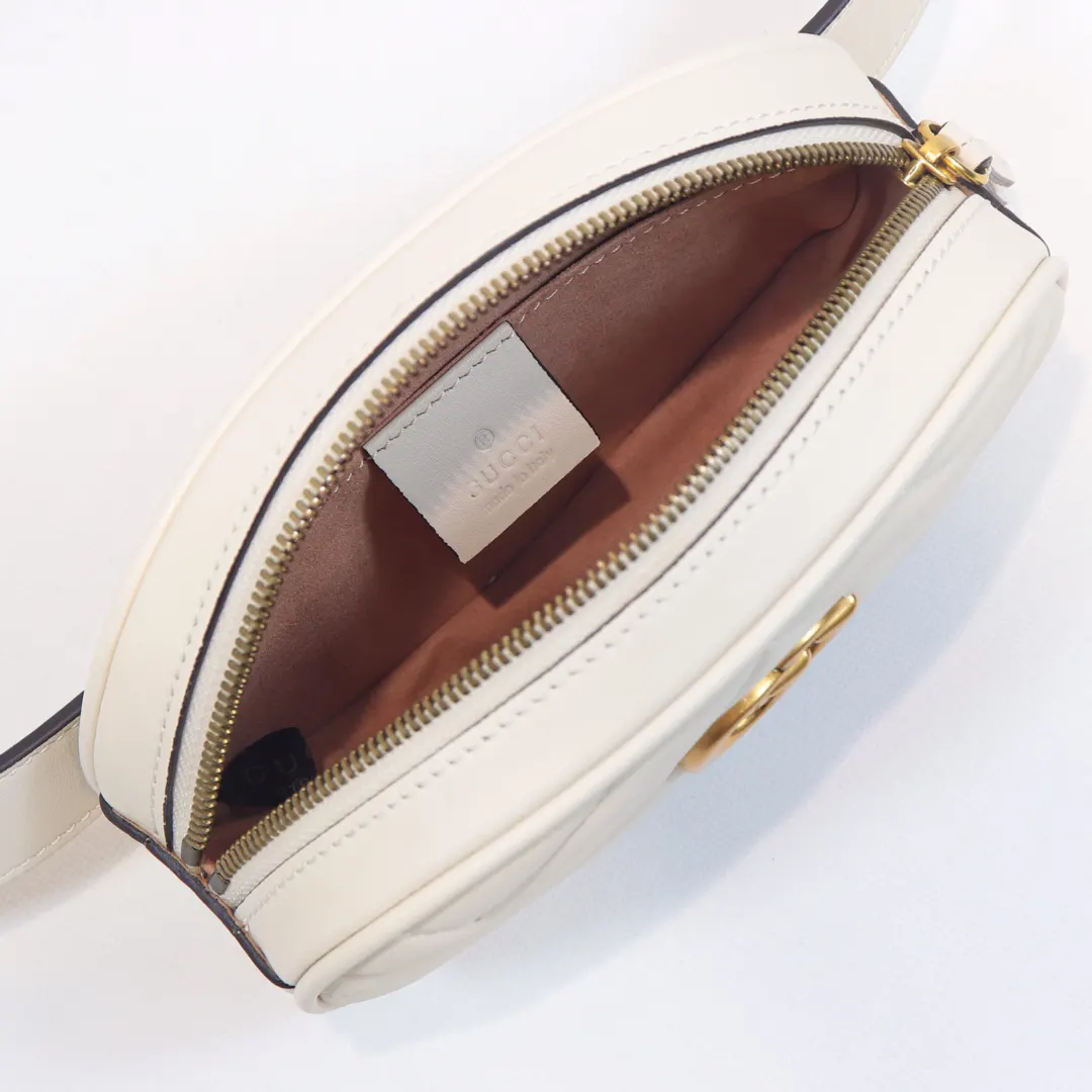 Gucci White Belt Bag Casual