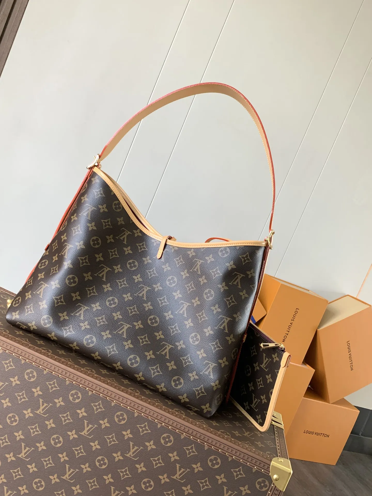 LV CarryAll 帆布 手拿包 精致手拿款