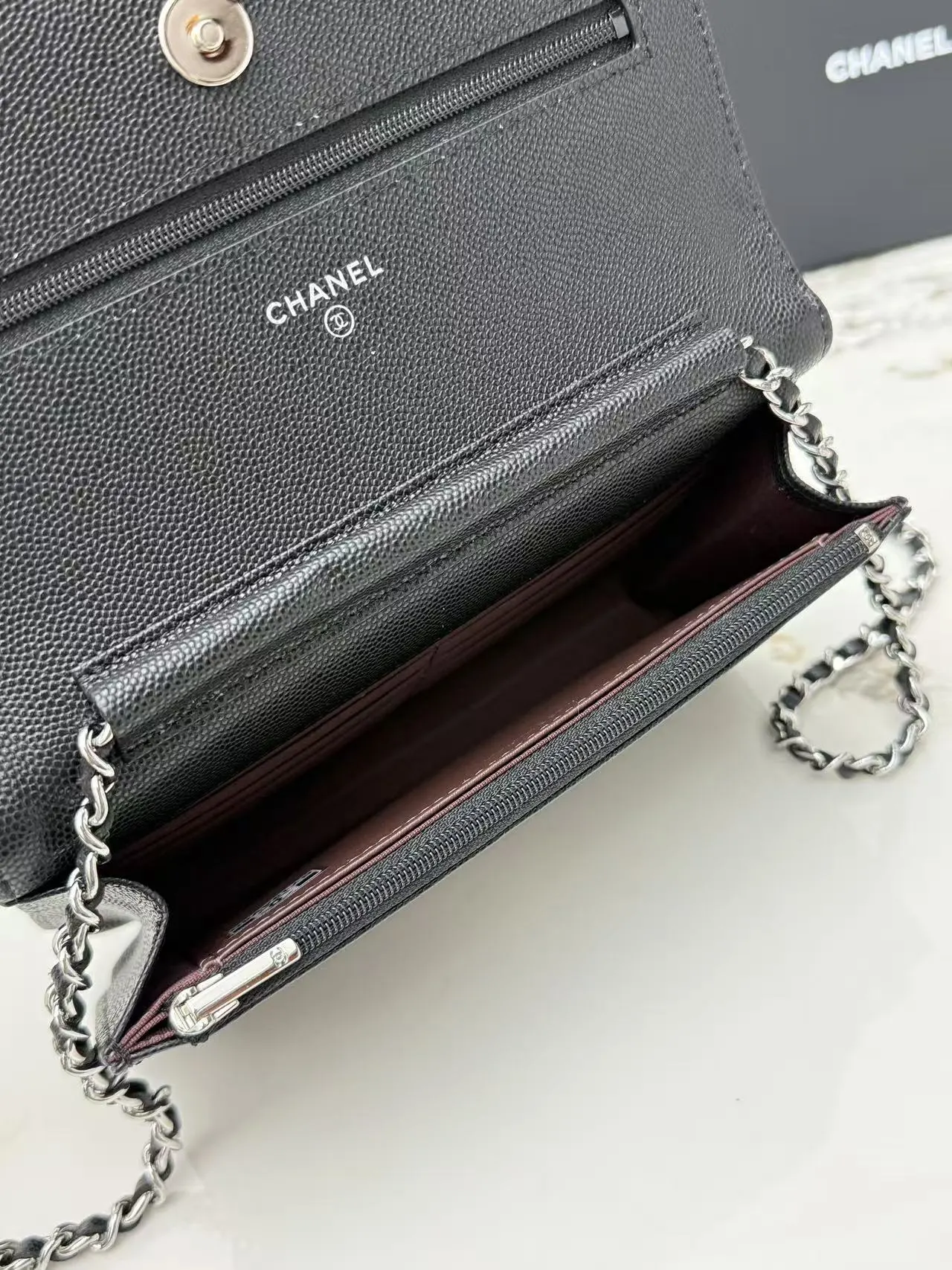 Chanel Chain Bag Leather