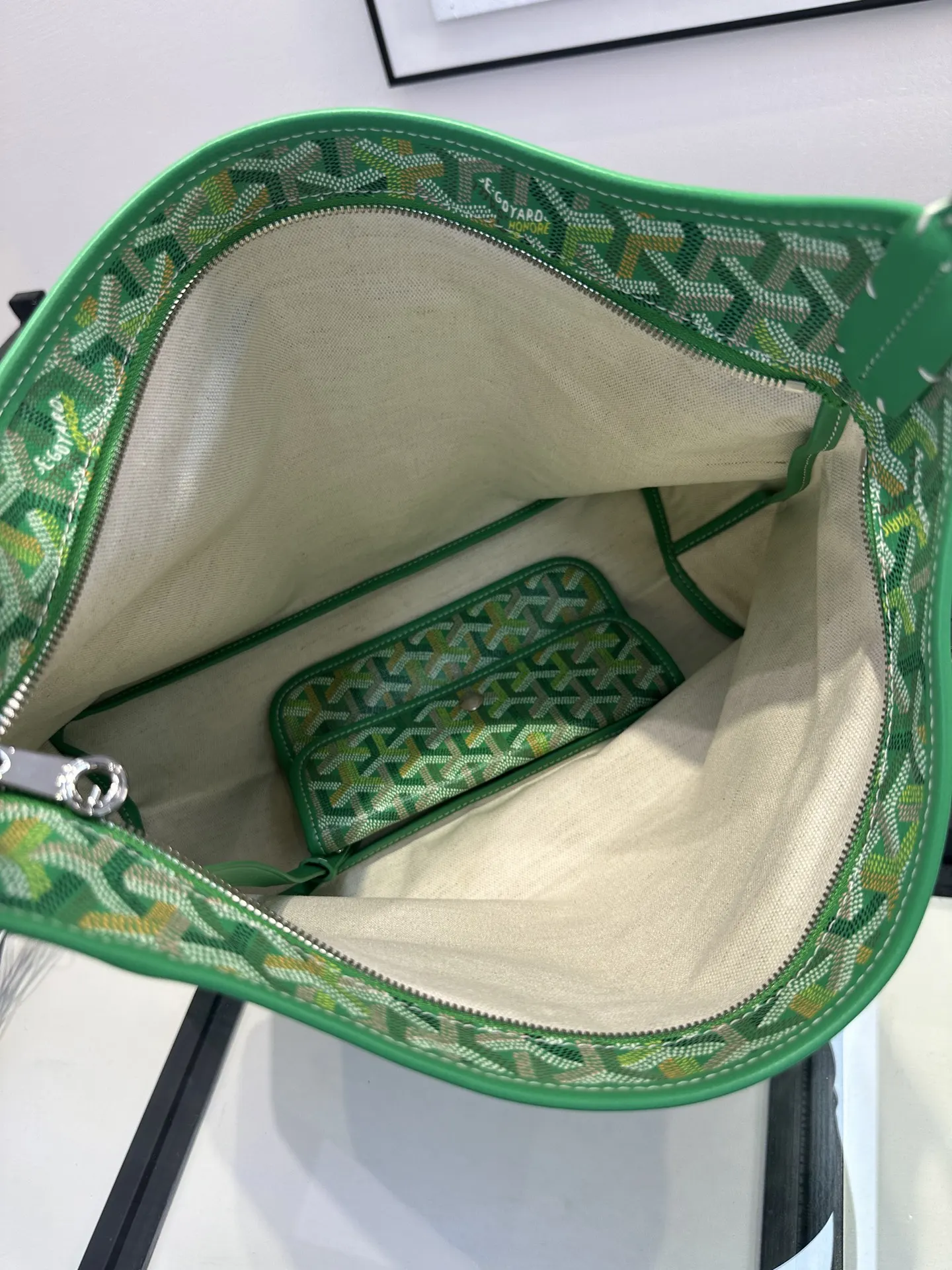 Goyard Hobo 老花 帆布 腋下包 復古腋下背款