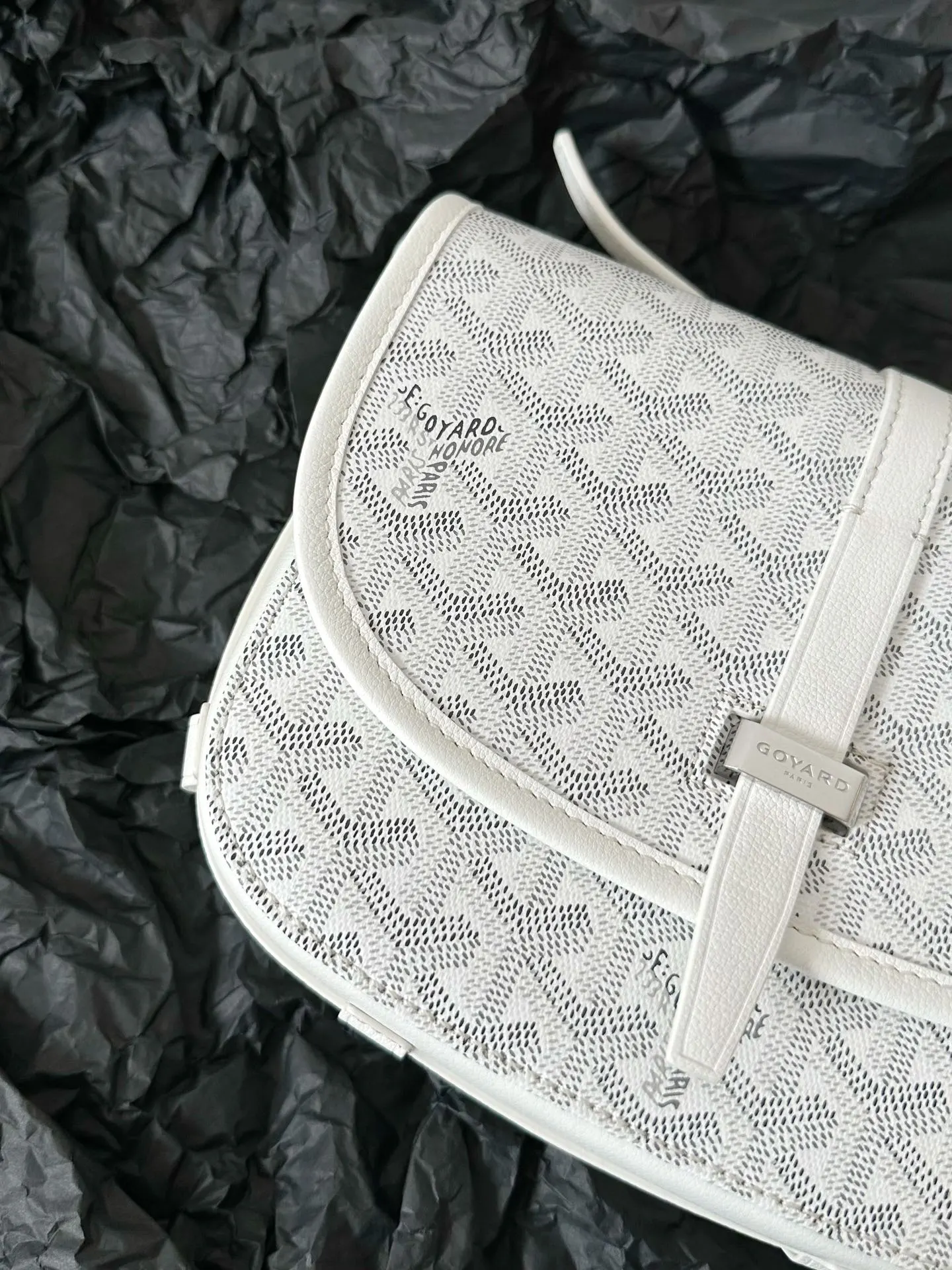 Goyard White Crossbody Bag Lightweight