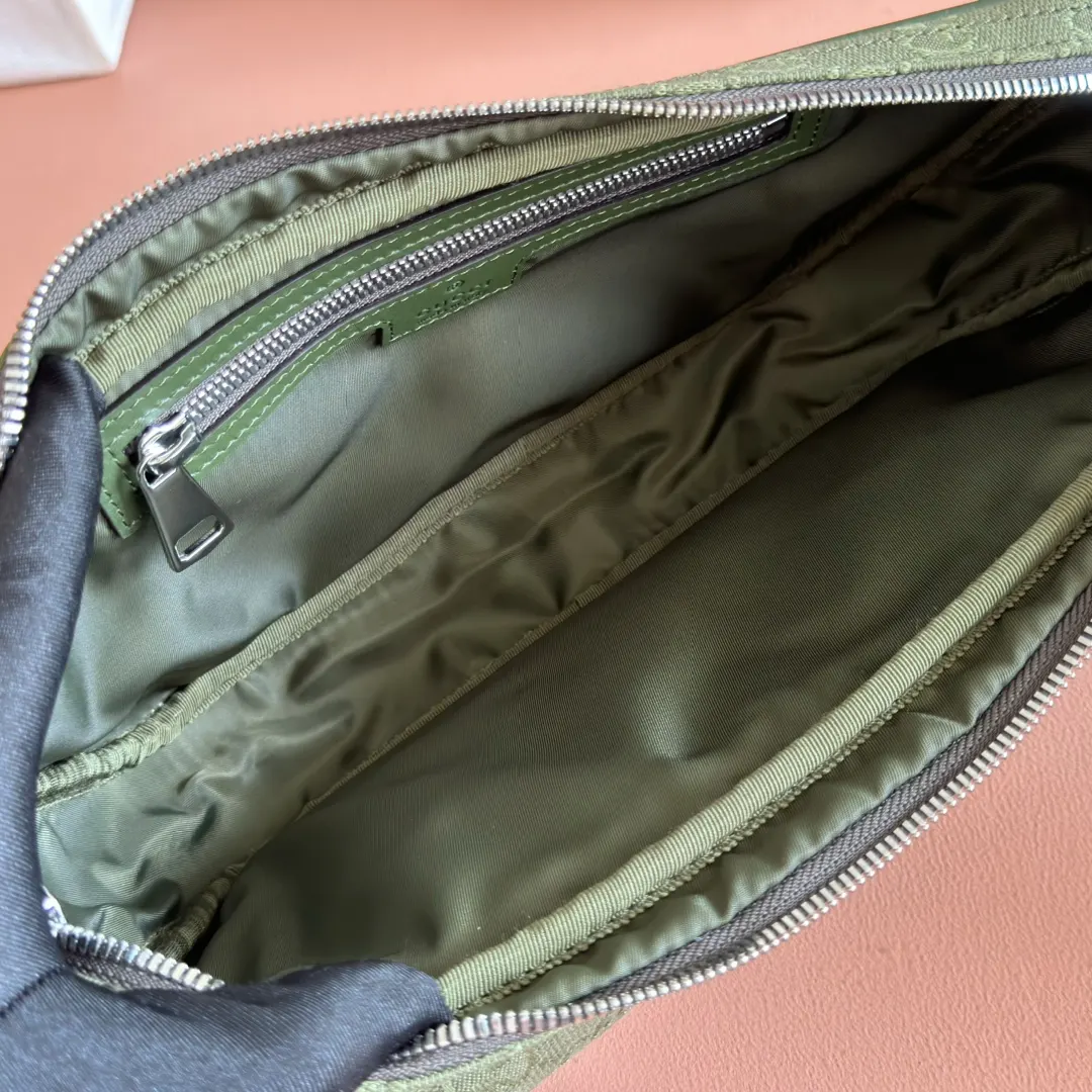 Gucci Green Belt Bag Casual Canvas