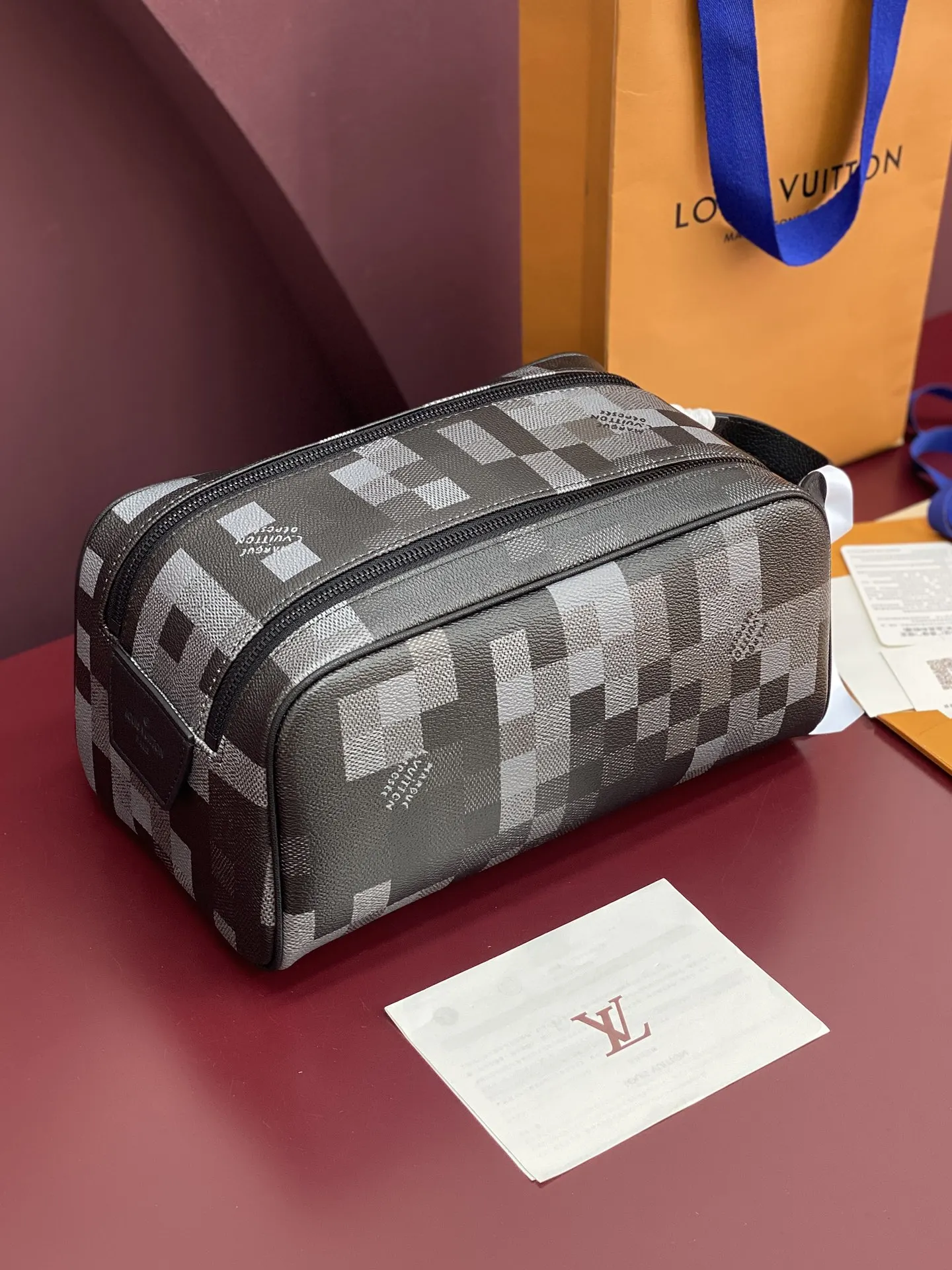 LV 帆布 化妝包 便携收納款