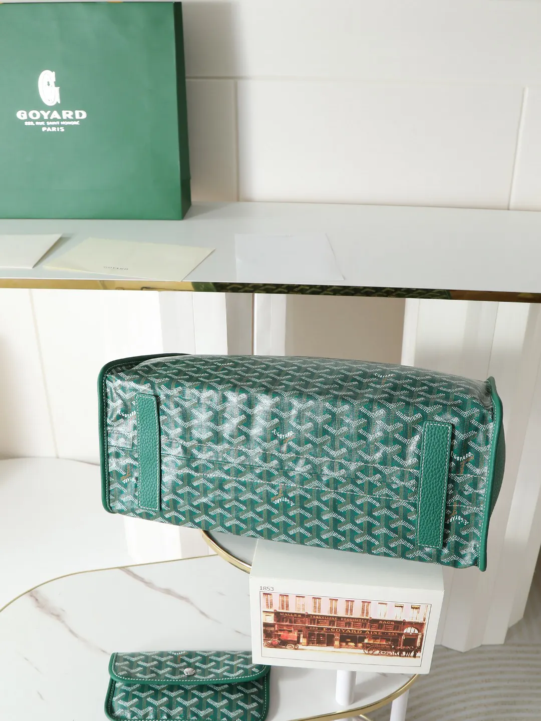 Green Top Handle Bag Commuter