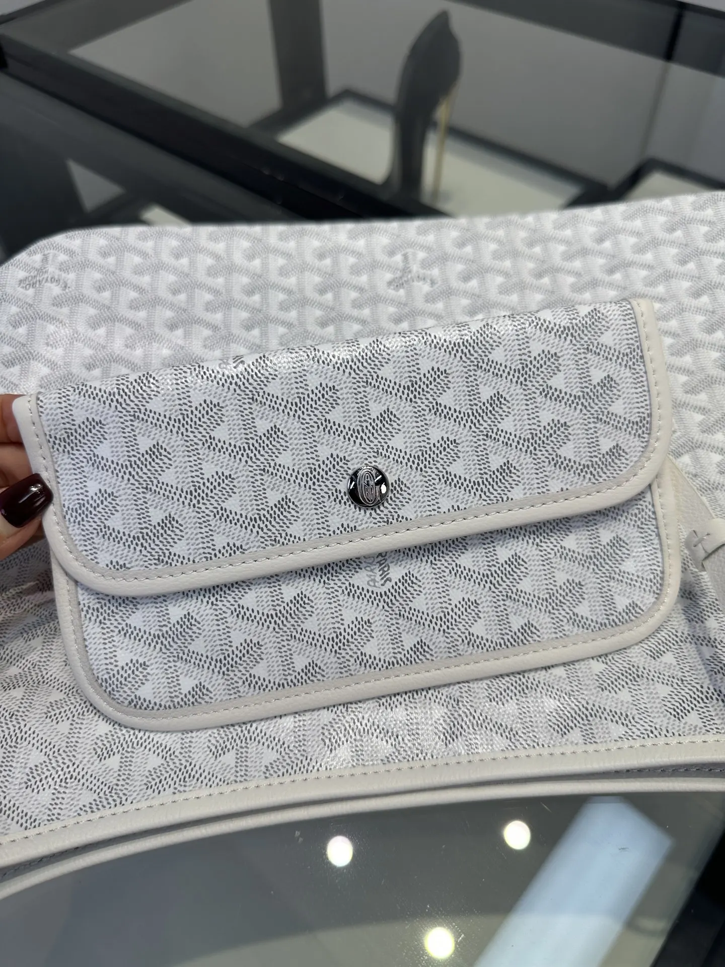 Goyard Hobo 白色 腋下包 復古腋下背款