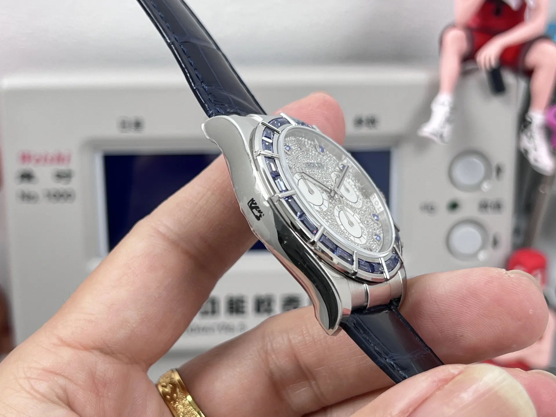 Rolex 鳄鱼皮 劳力士 蓝宝石迪通拿 改装案例 手表 经典腕表款