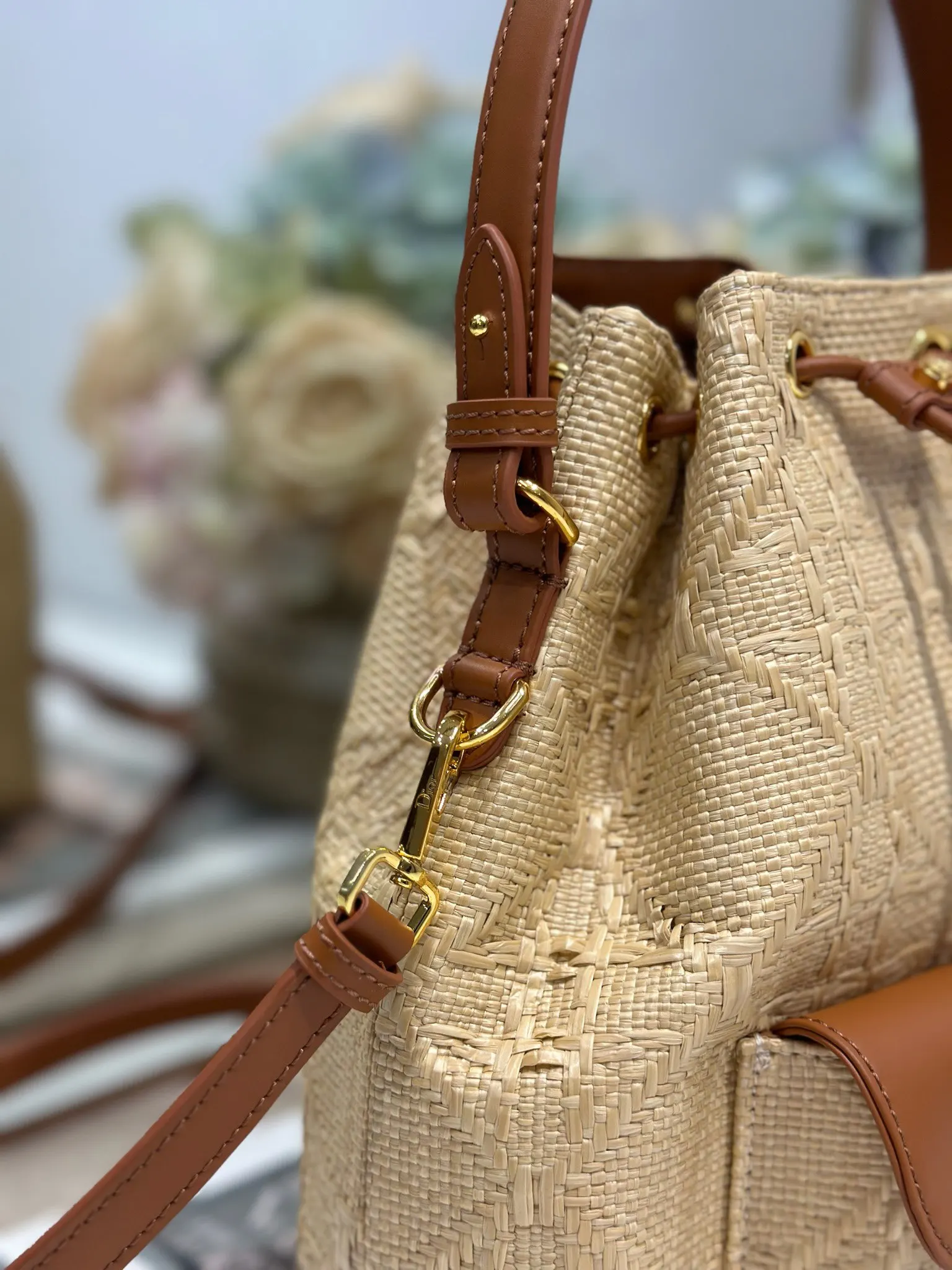 Dior Gold Organizer Pouch Travel