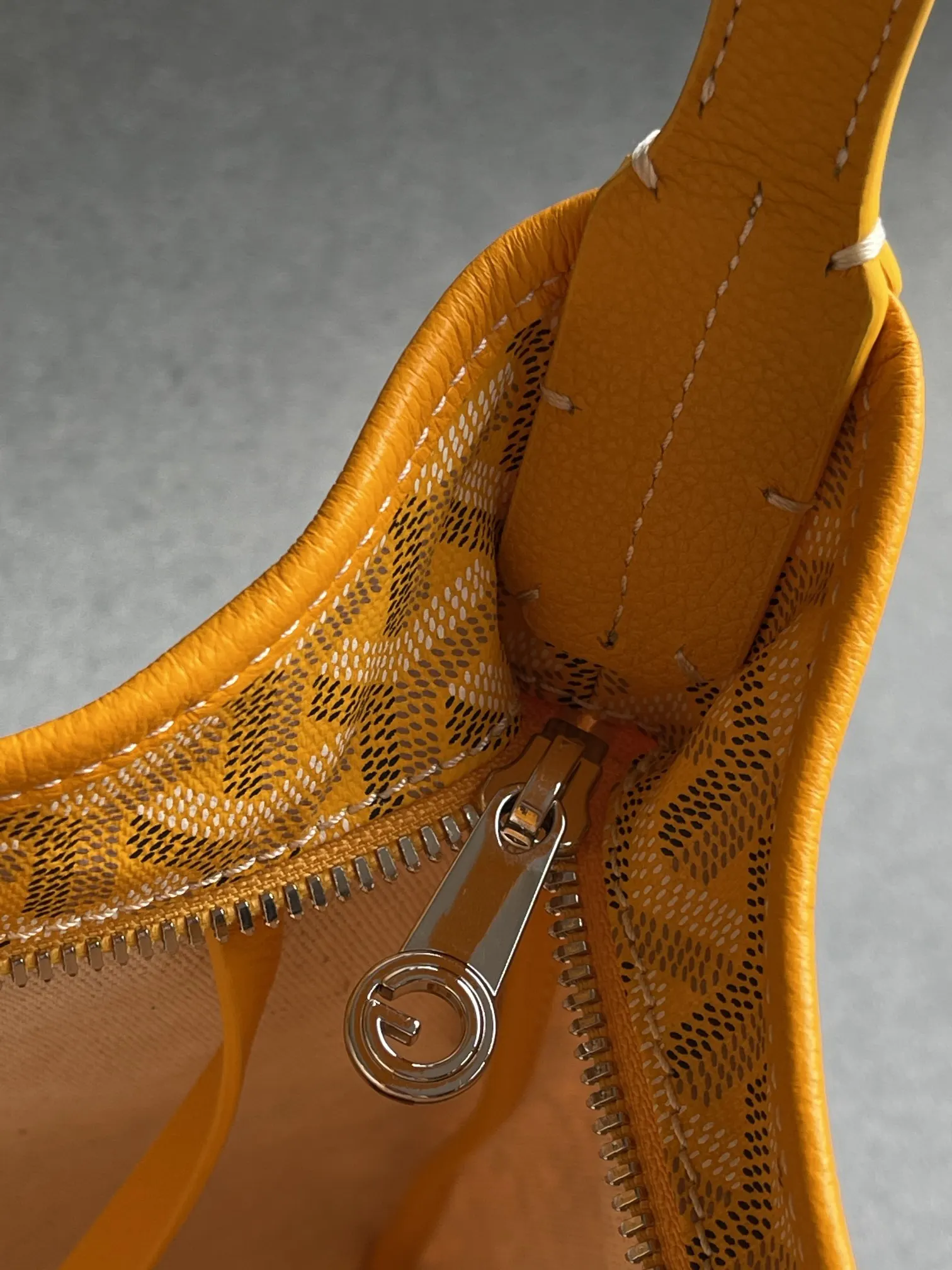 Goyard Hobo 黑色 棕色 小牛皮 腋下包 復古腋下背款