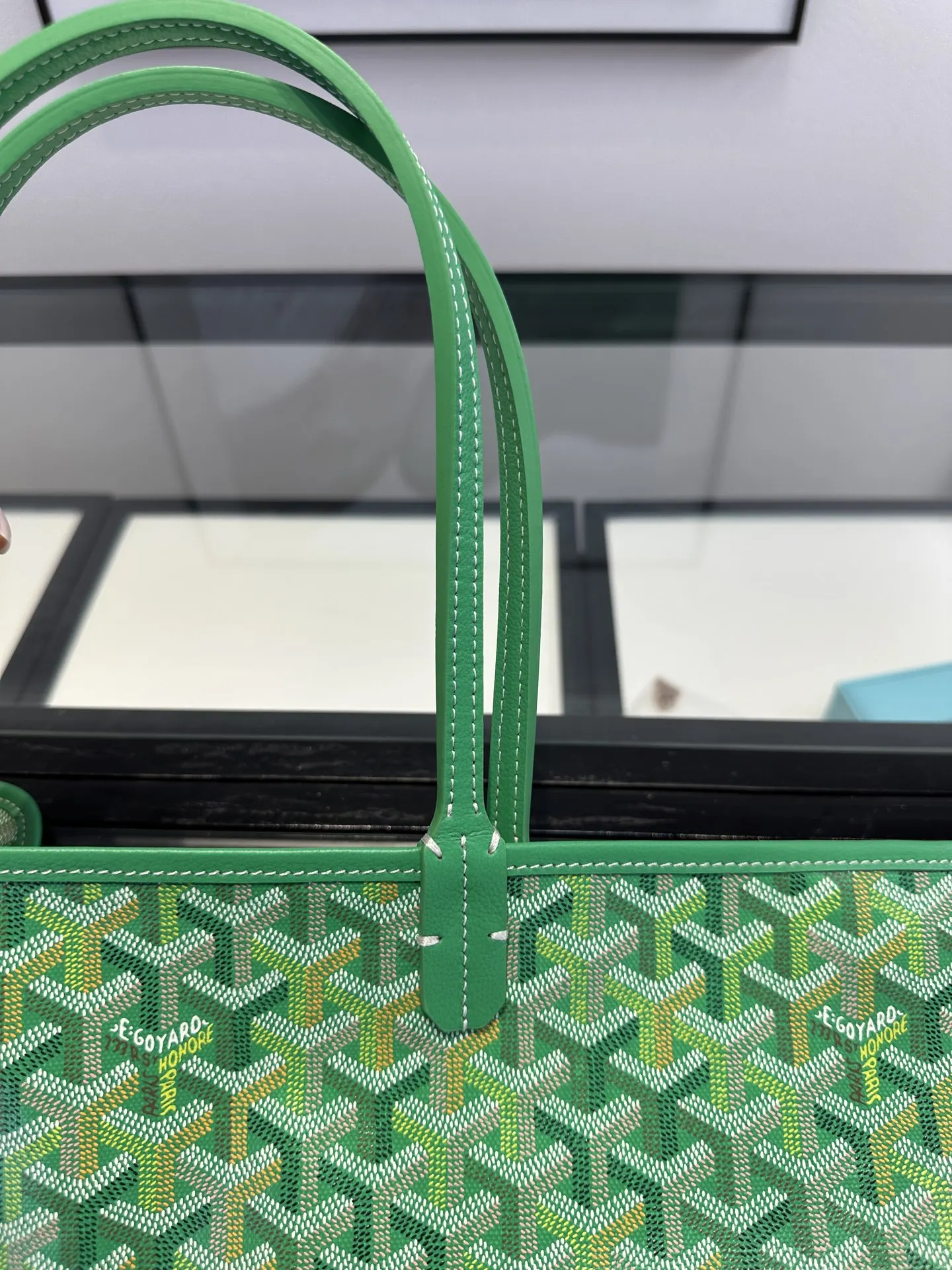 Goyard 戈雅 托特包购物袋 四季炫彩限定色 草地綠 大容量托特款