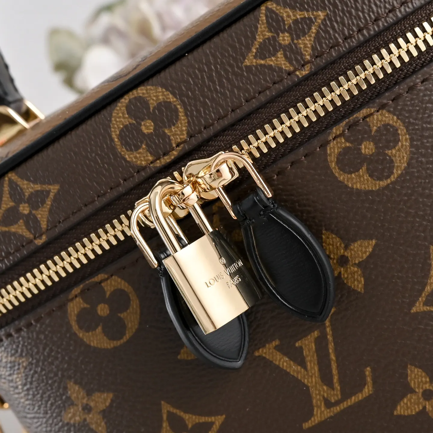 Louis Vuitton Monogram Chain Bag Canvas