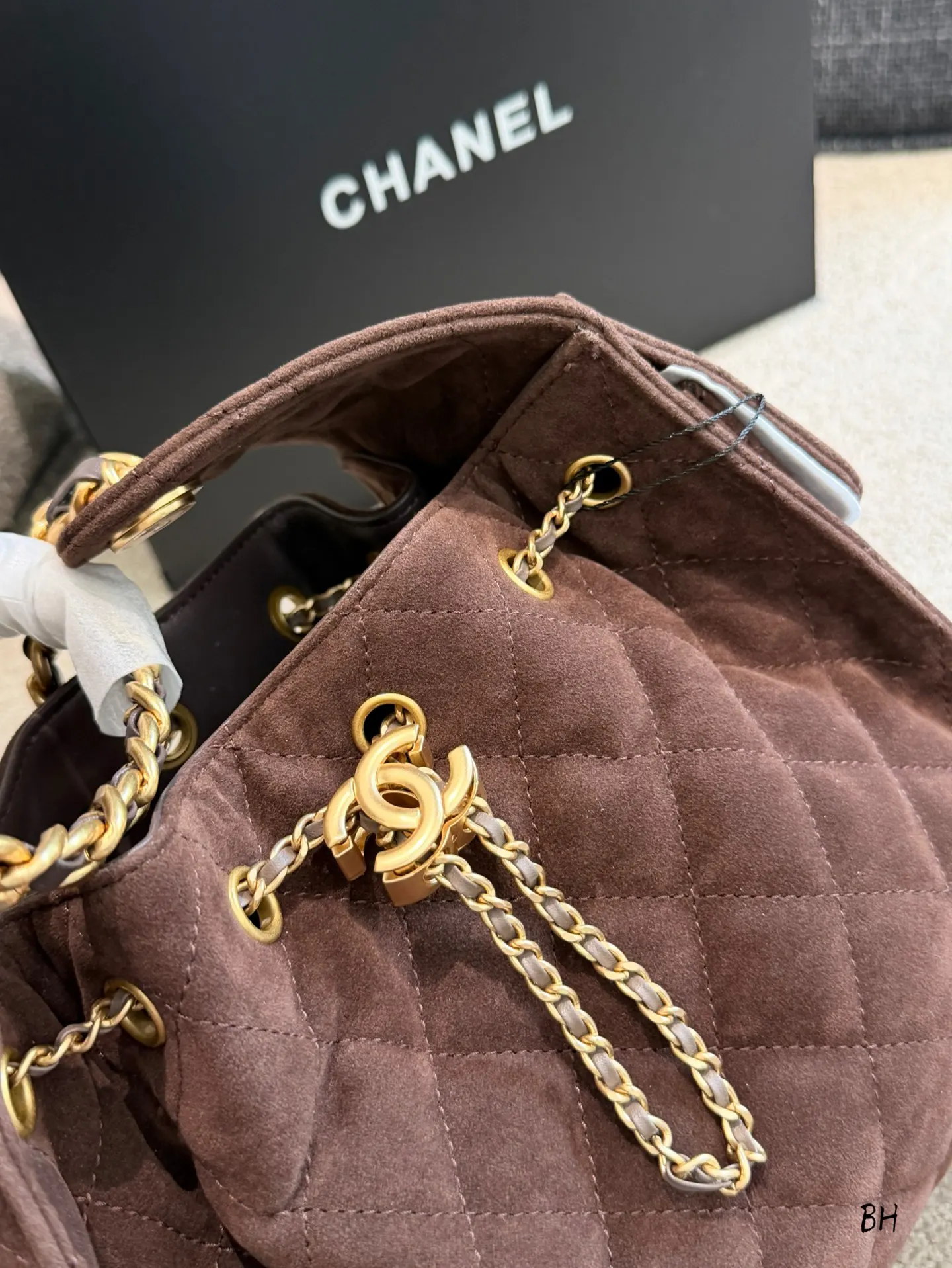 Chanel Brown Chain Bag