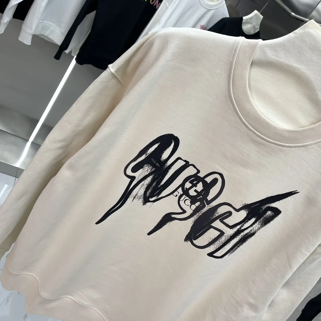 Gucci Logo印花圆领卫衣